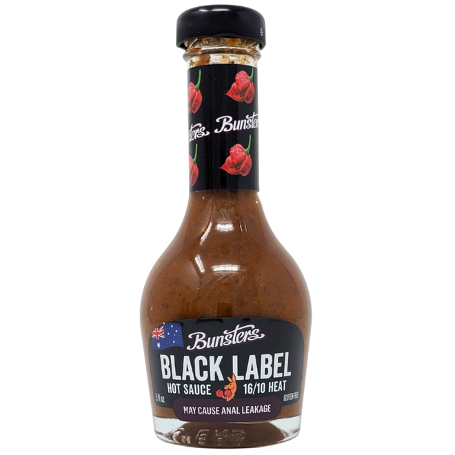 Bunsters Black Label Hot Sauce