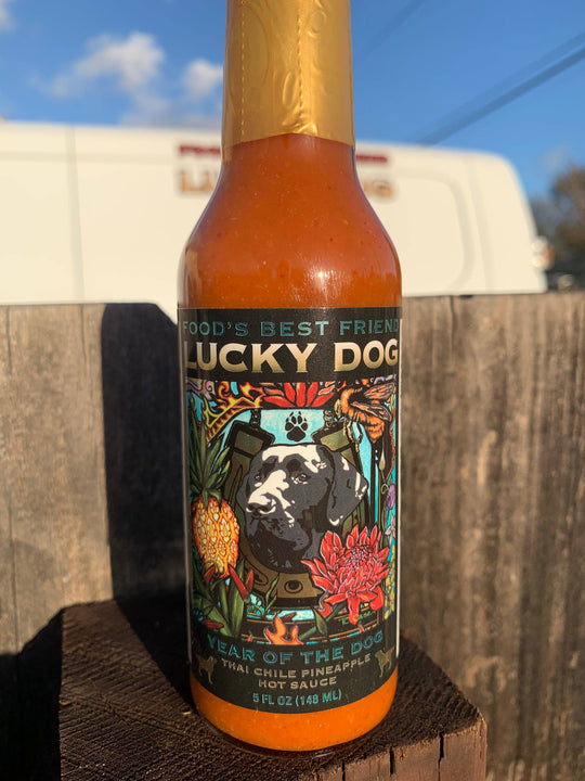 Lucky Dog Year of the Dog Thai Chile Pineapple Hot Sauce