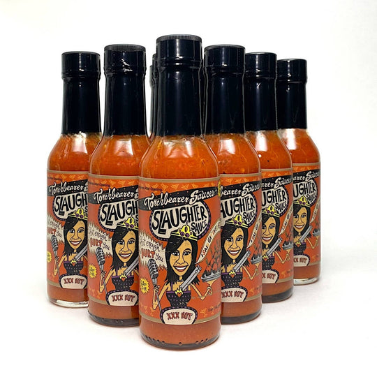 Slaughter | 5oz Bottle | Big Habanero Flavor | Heat 5/10