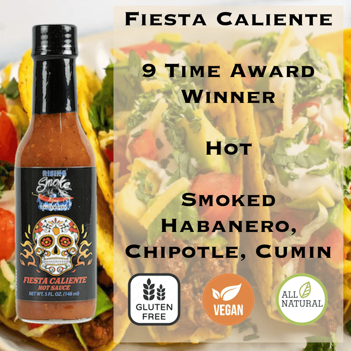 Rising Smoke Fiesta Caliente Hot Sauce