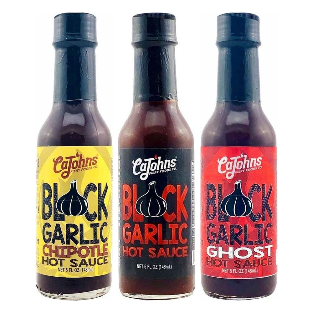 CaJohns Black Garlic Gift Set 3-Pack: the three sauces in the set