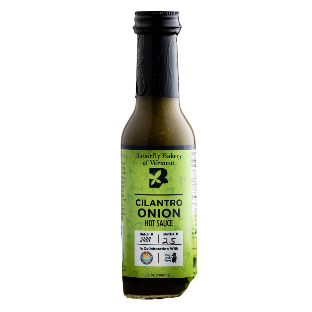 Butterfly Bakery Cilantro Onion Hot Sauce