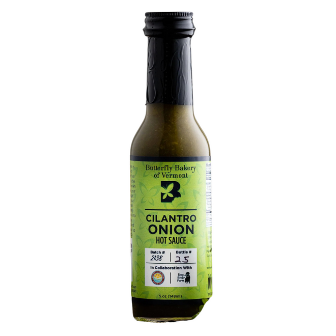 Butterfly Bakery Cilantro Onion Hot Sauce