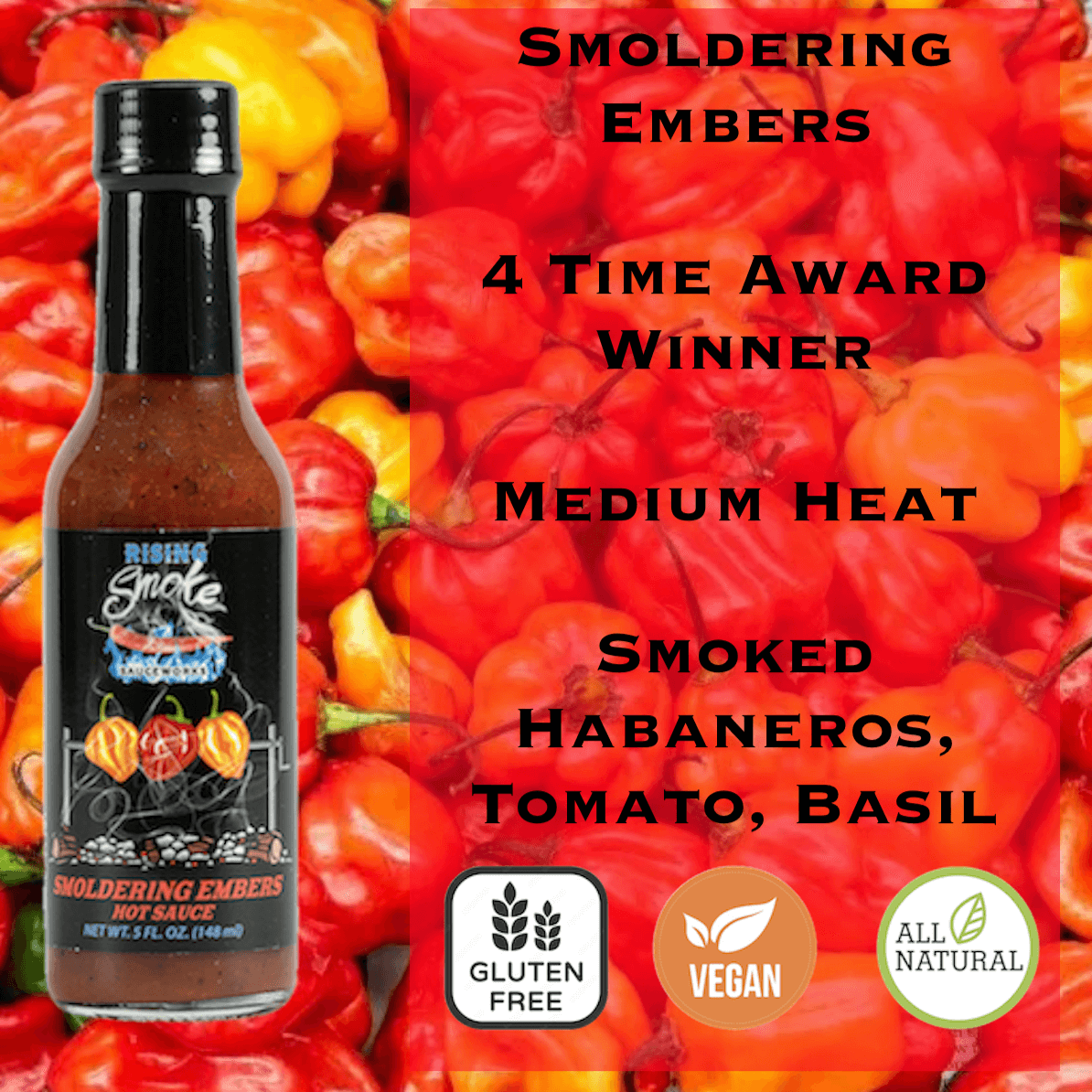 Rising Smoke Smoldering Embers Hot Sauce
