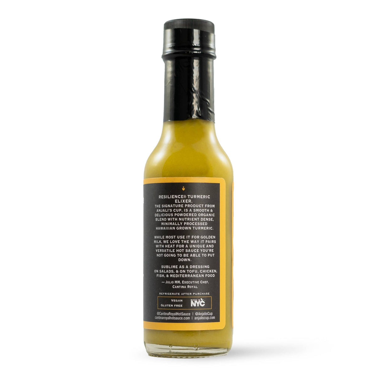 Cantina Royal Resilience -  Turmeric, Tarragon, Habanero Hot Sauce
