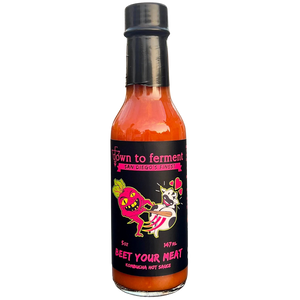 Down to Ferment Beet Your Meat Hot Sauce