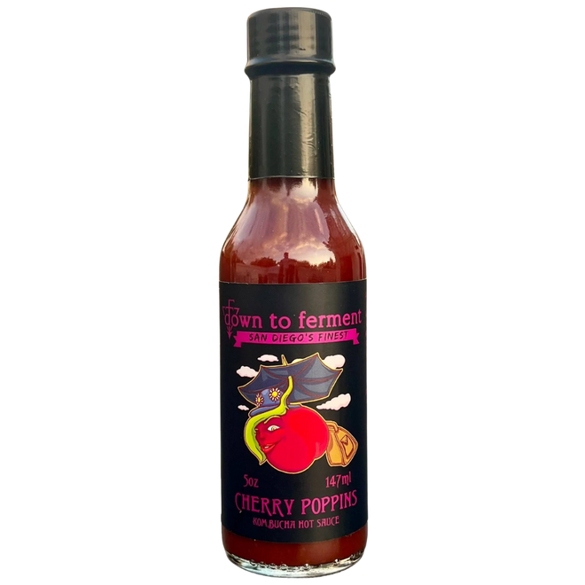 Down to Ferment Cherry Poppins Hot Sauce