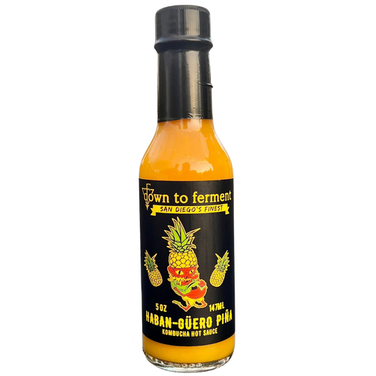 Down to Ferment Haban-güero Piña Hot Sauce