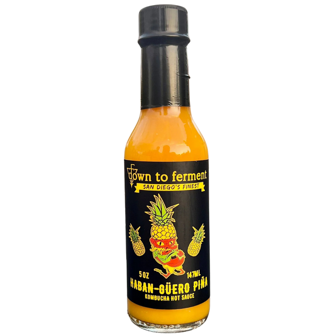 Down to Ferment Haban-güero Piña Hot Sauce
