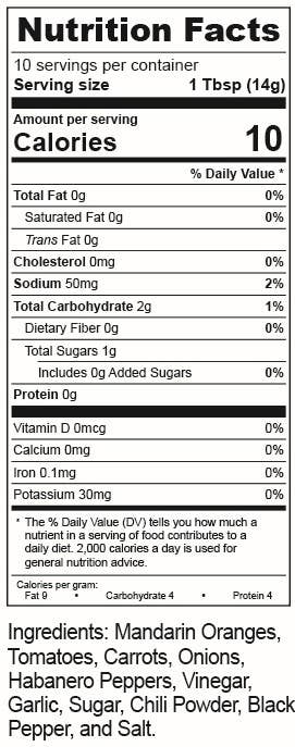 Sultry | 5oz Bottle | Spicy and Fruity | Heat 3/10