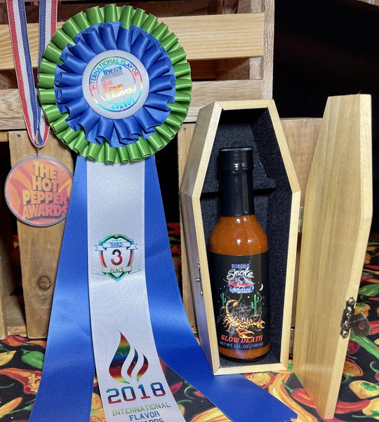 5 oz Slow Death Hot Sauce (case of 12)