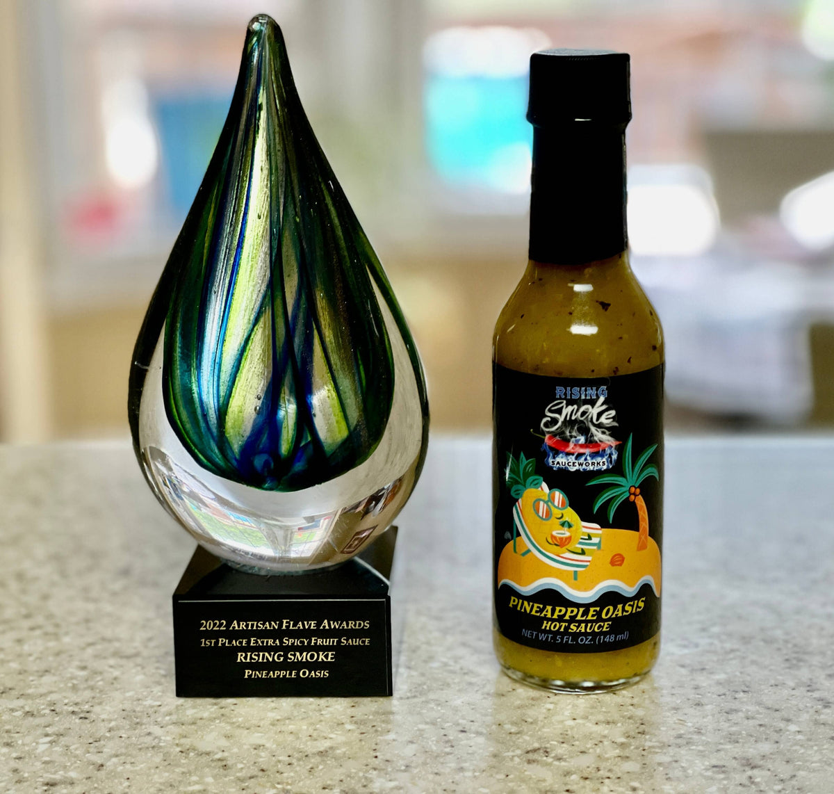 Rising Smoke Pineapple Oasis Hot Sauce
