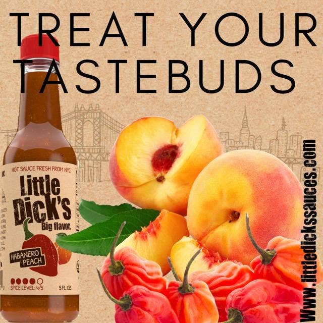 Little Dick's Habanero Peach Hot Sauce