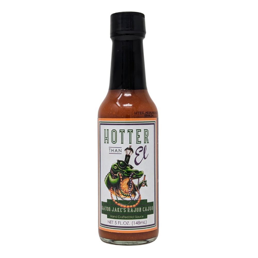 Hotter Than El Gator Jake's Rajun Cajun Hot Sauce