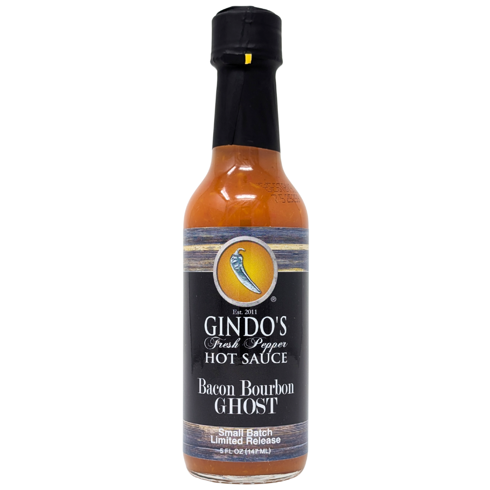 Gindo's Bacon Bourbon Ghost Hot Sauce