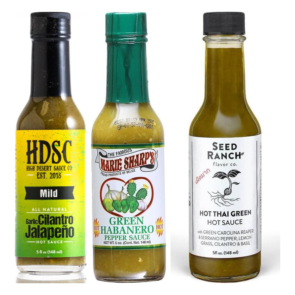 Green Machine Gift Set 3-Pack: the three sauces in the set