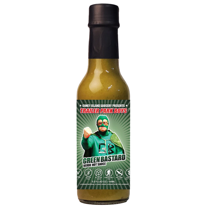 Trailer Park Boys Green Bastard Hot Sauce