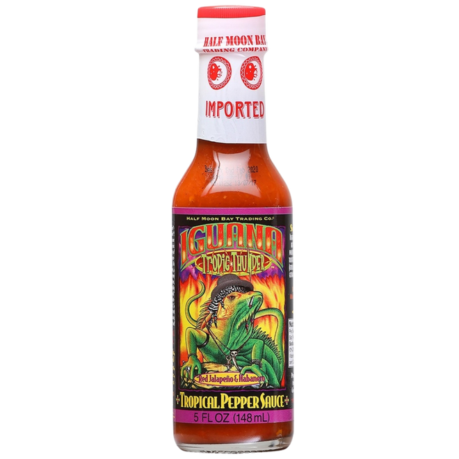 Half Moon Bay Tropic Thunder Red Jalapeno & Habanero Tropical Pepper Sauce