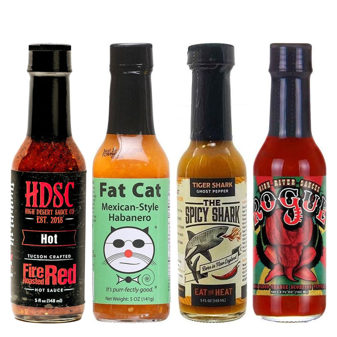 Hot Gift Set 4-Pack: the three sauces in the set