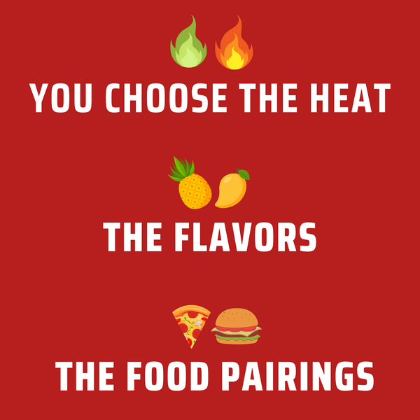 SCOVILLED graphic: you choose the heat, the flavors and the food pairings