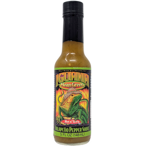 Half Moon Bay Iguana Mean Green Jalapeno Pepper Sauce