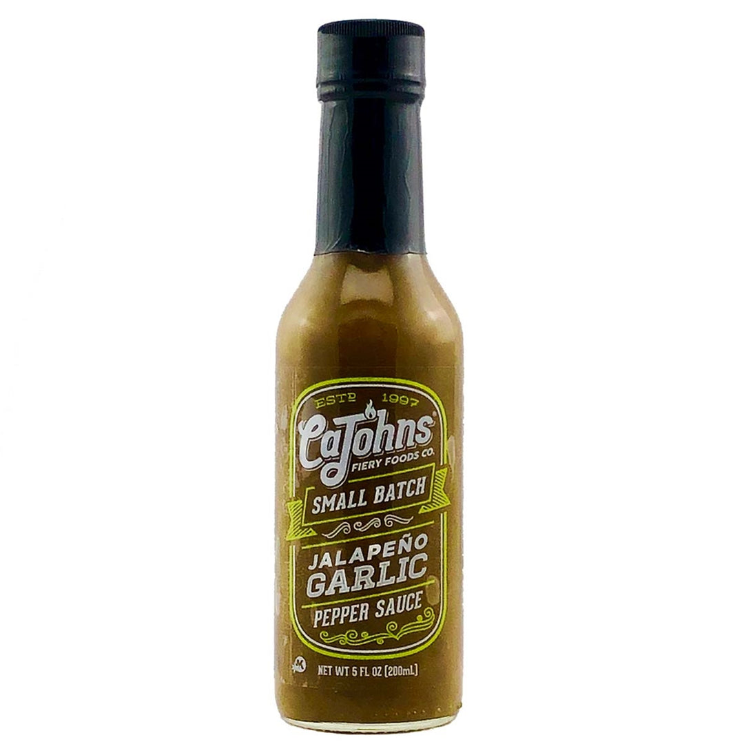 CaJohns Small Batch Garlic Jalapeno Pepper Sauce