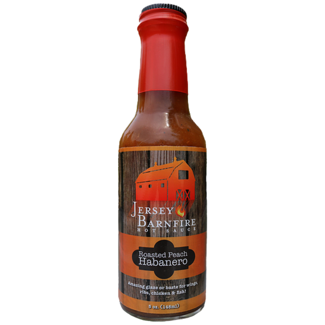 Jersey Barnfire Roasted Peach Habanero Hot Sauce