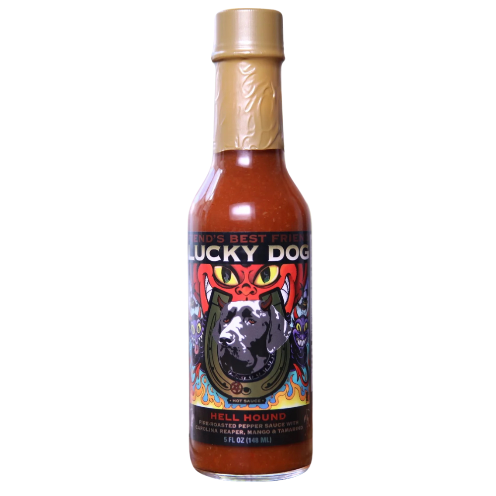 Lucky Dog Hell Hound - XXXHot Fire-Roasted Hot Sauce