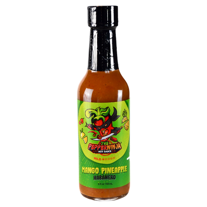 Pepper Ninja Mango Pineapple Habanero Hot Sauce
