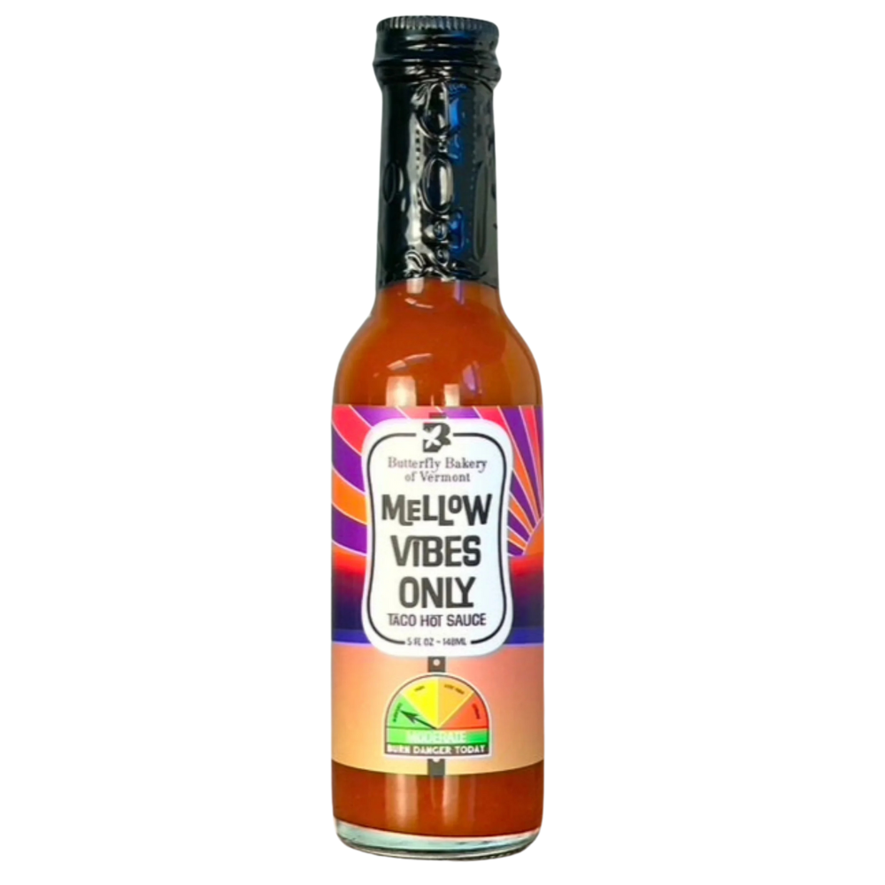 Butterfly Bakery Mellow Vibes Only Hot Sauce