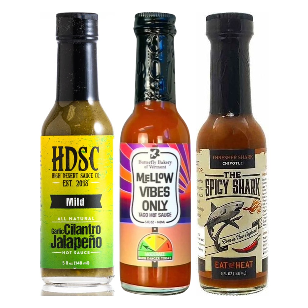 Mild Gift Set: the three sauces in the set