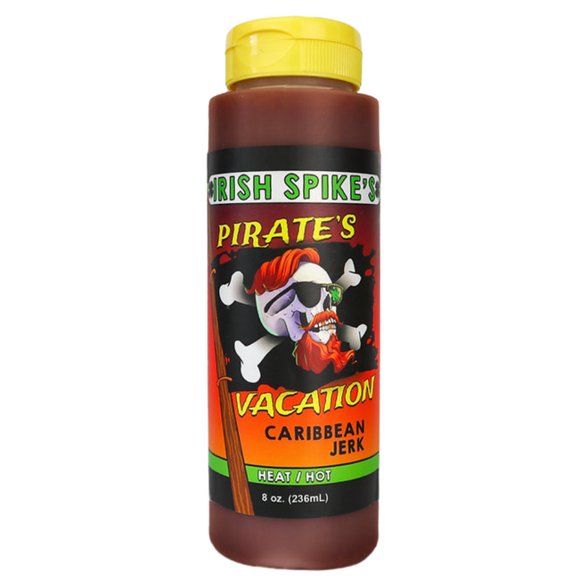 Irish Spike's Pirate's Vacation - Spicy Caribbean Jerk Hot Sauce