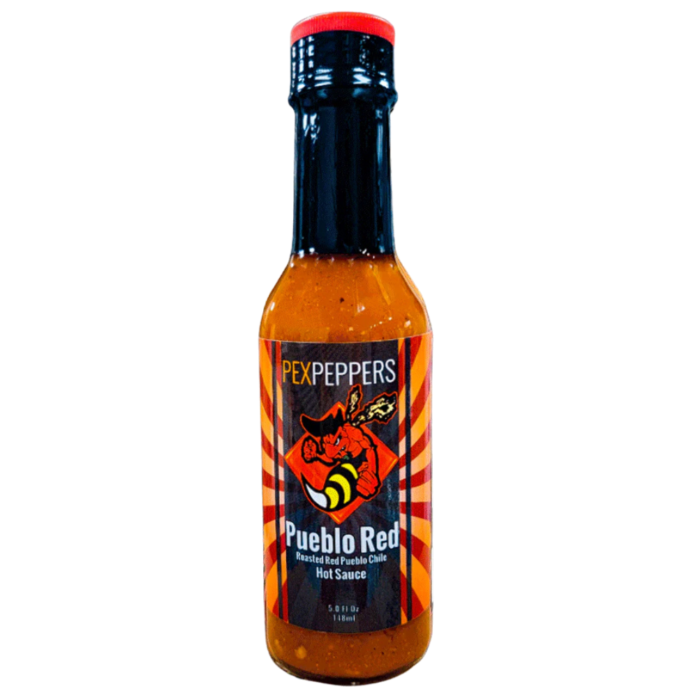 PexPeppers Pueblo Red Roasted Pueblo Chile Hot Sauce