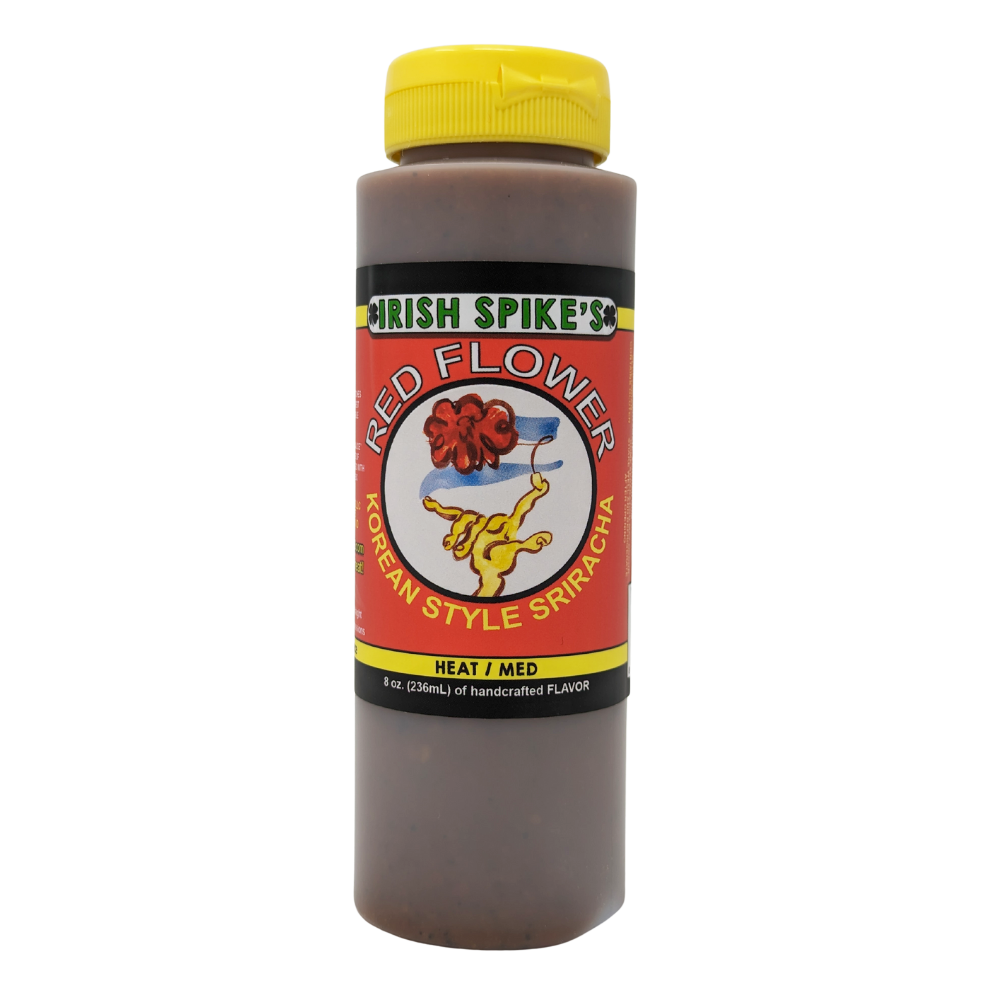 Irish Spike's Red Flower Korean Style Sriracha