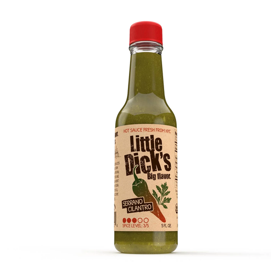 Little Dick's Serrano Cilantro Hot Sauce