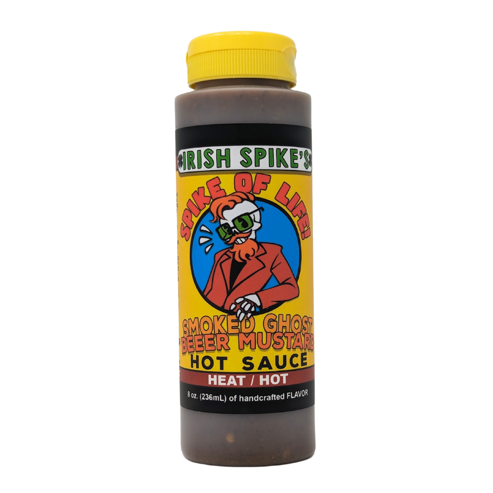 Irish Spike's Spike of Life Smoked Ghost Beeer Mustard Hot Sauce