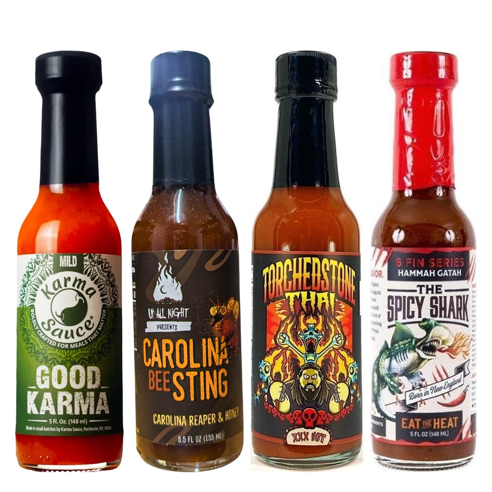 Sweet Heat Gift Set 4-Pack: the three sauces in the set