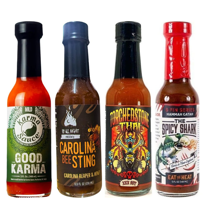 Sweet Heat Gift Set 4-Pack: the three sauces in the set