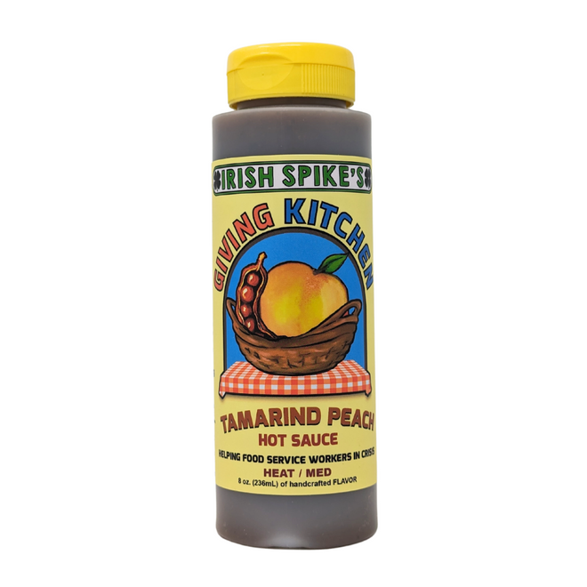 Irish Spike's Giving Kitchen Tamarind Peach Hot Sauce