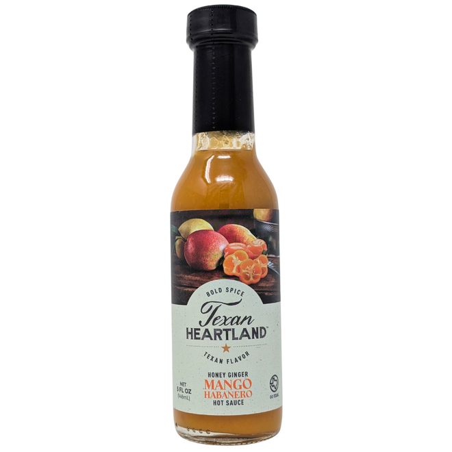 Texan Heartland Honey Ginger Mango Habanero Hot Sauce