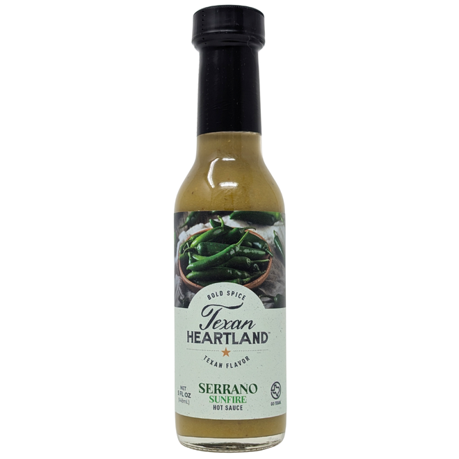 Texan Heartland Serrano Sunfire Hot Sauce