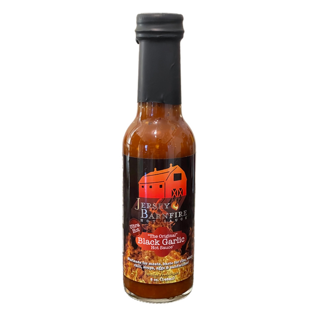 Jersey Barnfire ULTRA HOT Original Black Garlic Hot Sauce