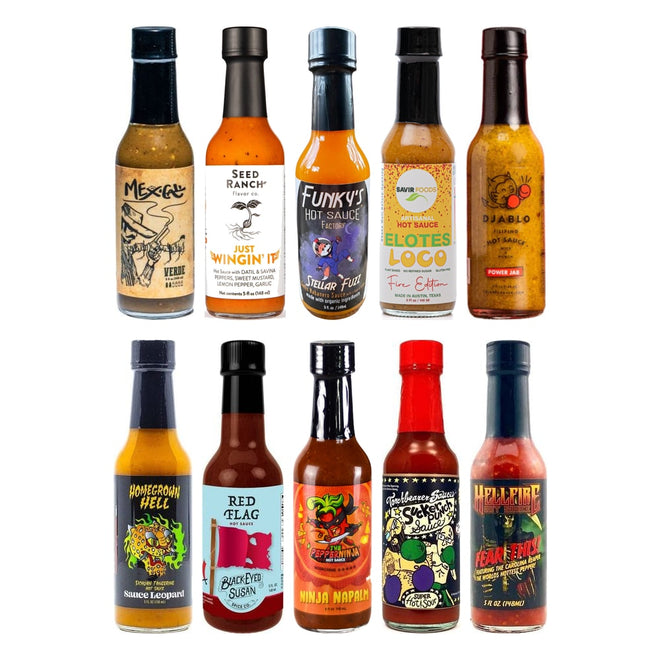 Wing Gauntlet Gift Set 10-Pack: the three sauces in the set