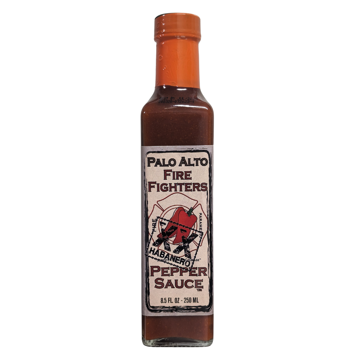 Palo Alto Firefighters XX Habanero Pepper Sauce