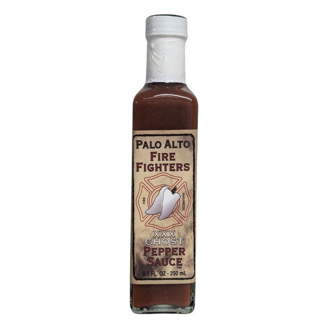 Palo Alto Firefighters XXX Ghost Pepper Sauce