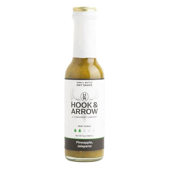 Hook & Arrow Pineapple, Jalapeno Hot Sauce