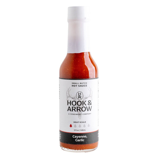 Hook & Arrow Cayenne, Garlic Hot Sauce