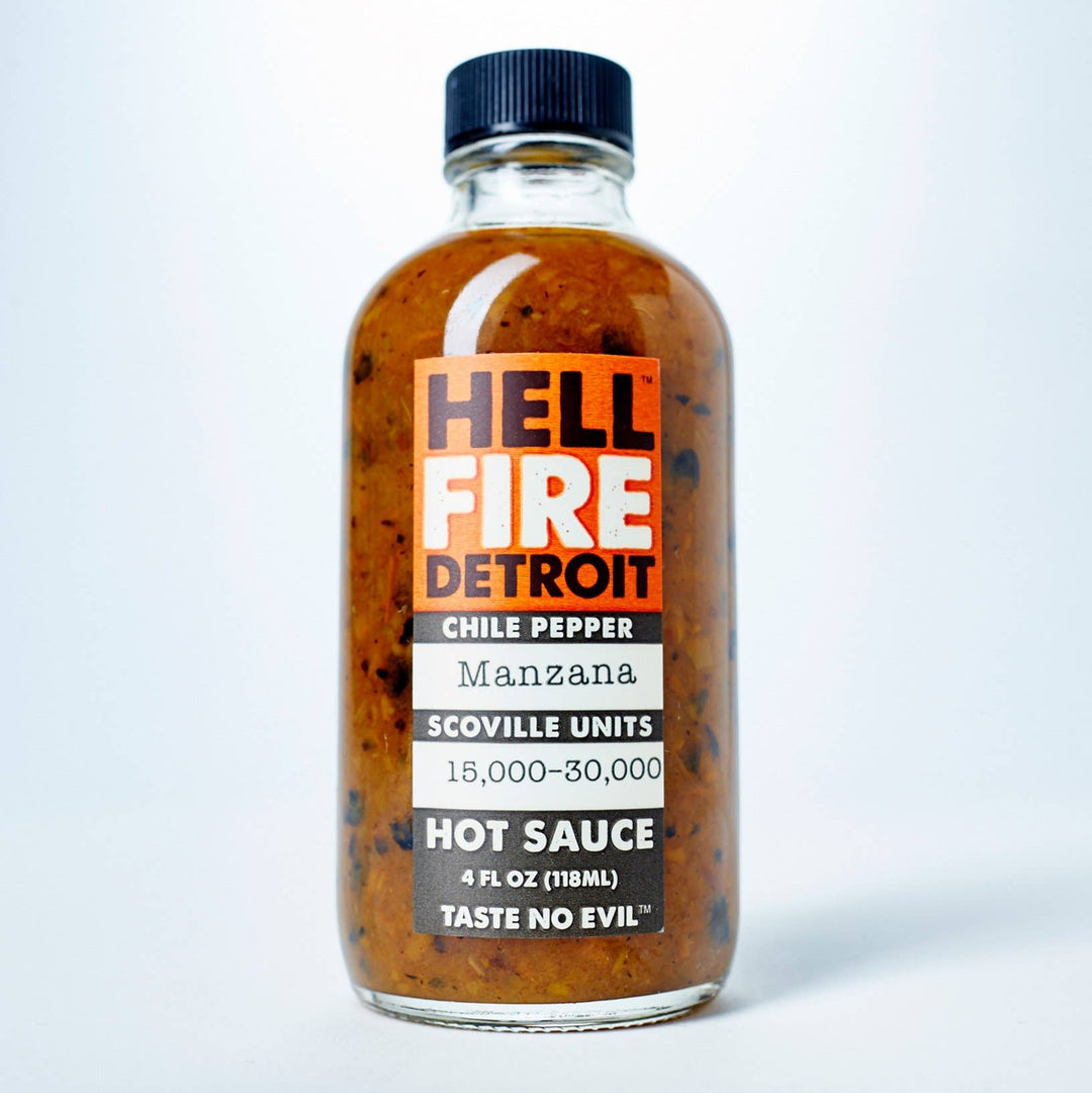 Hell Fire Detroit Manzana Hot Sauce