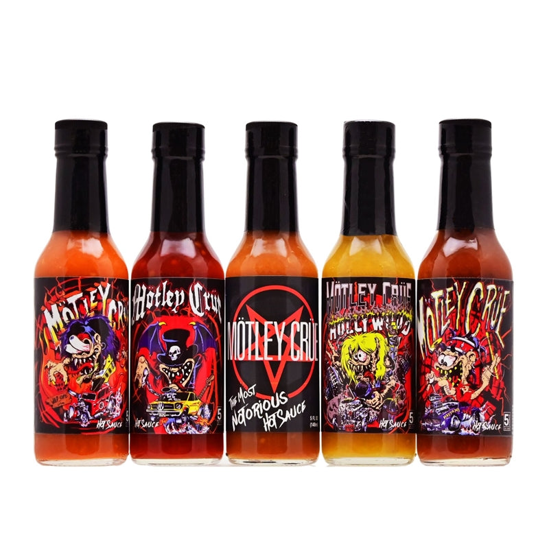 Motley Crue Hot Sauce Collection (sauces only in generic packaging)