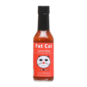Fat Cat Cat in Heat: Chipotle Ghost Pepper Blend Hot Sauce